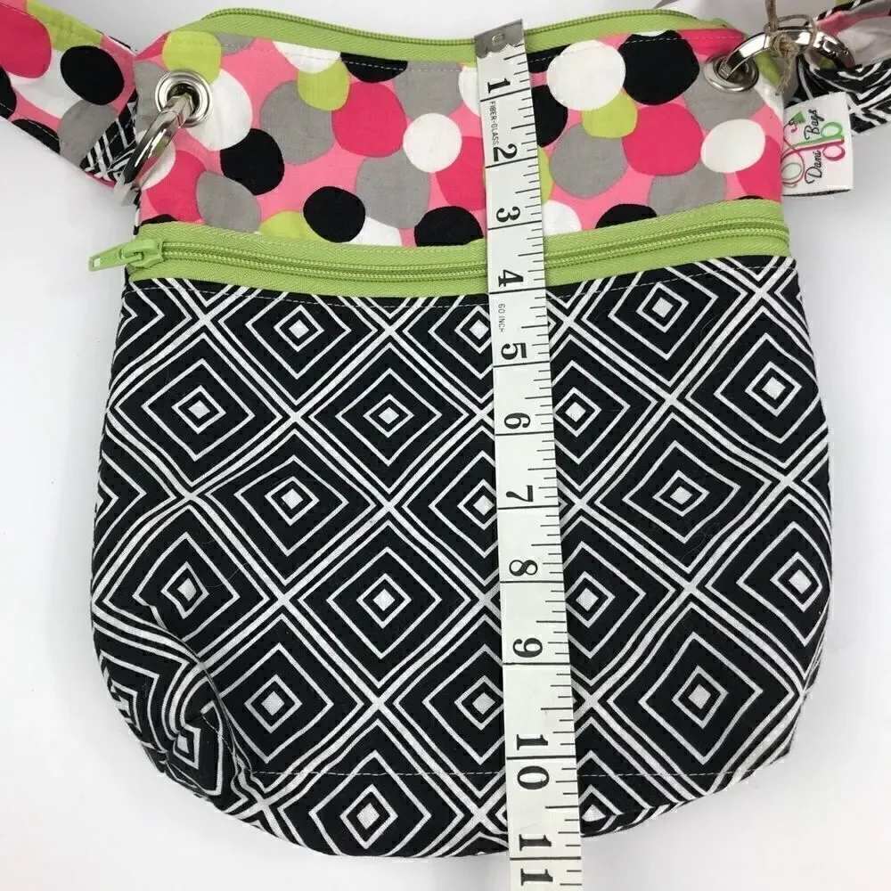 Artisan Hand Crafted Colorful Fabric Crossbody Bag NWT
